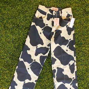 LISA SAYS GAH cow jeans size 27